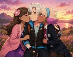furisode_girl_(pokemon), furisode_girl_blossom, furisode_girl_shione, npc_trainer, original_character