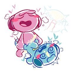 mr._blue, ms._pink, rhythm_heaven, rhythm_heaven_groove, qookiecrumbzzz