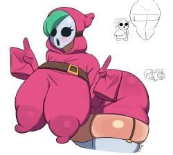 shy_gal, shy_guy, mario_(series), super_mario_bros., junfreaky