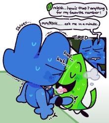 four_(bfb), leafy_(bfdi), battle_for_dream_island, battle_for_dream_island_again, bfb