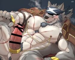 fullhouse_(another_eidos), another_eidos_of_dragon_vein_r, 1boy, abs, anthro