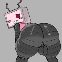 da_ra_ra_ra, 1boy, animate_inanimate, antennae, bending_over