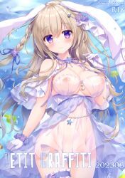 original, ameto_yuki, 1girl, blonde_hair, blush