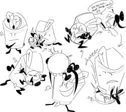 coiny, fries_(bfdi), battle_for_dream_island, battle_for_dream_island_again, bfb
