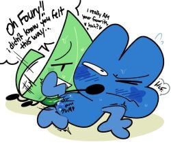 four_(bfb), leafy_(bfdi), battle_for_dream_island, battle_for_dream_island_again, bfb