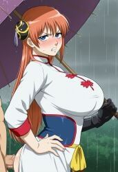 kagura_(gintama), gintama, bad_weather, chesto67295, aged_up