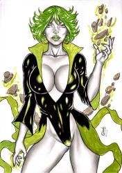 tatsumaki, one-punch_man, elberty_(artist), 1girls, big_breasts