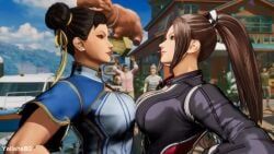 chun-li, mai_shiranui, mai_shiranui_(city_of_the_wolves), capcom, fatal_fury