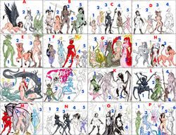 drow_(dnd), high_elf, medusa, spriggan, sproutling