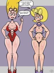 pickles_oblong, pristine_klimer, the_oblongs, yungcreateart, 2girls
