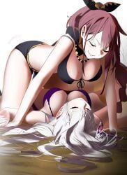 emilia_(re:zero), shaula_(re:zero), re:zero_kara_hajimeru_isekai_seikatsu, white_fox_(studio), shiraesu