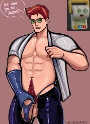 smarty_pants_(toy_story), toy_story, kinkysoldiers, 1boy, bulge