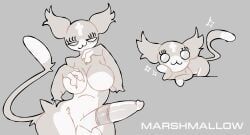 marshmallow_(mewgenics), mewgenics, anthro, big_ears, character_name