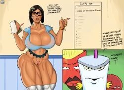 frylock, master_shake, meatwad, tina_belcher, aqua_teen_hunger_force