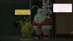 eeveelution, pikachu, pokemon_(species), sam_(queenofthekabuto), sylveon