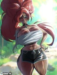 baiken, guilty_gear, guilty_gear_strive, senkan_art, 1female