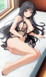 kaoruko_waguri, kaoru_hana_wa_rin_to_saku, back_view, bangs, bare_shoulders