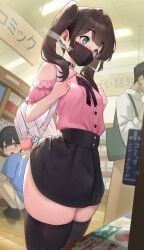 original_character, original, hakusyokuto, 1femboy, 3boys