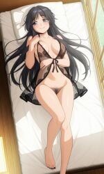 kaoruko_waguri, kaoru_hana_wa_rin_to_saku, back_view, bangs, bare_shoulders