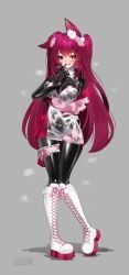 konglex, maguro27, 1girls, bodysuit, boots