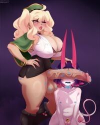 blair_(liplockerblair), kaos_(kaosdouji), kaosdouji, 1boy, 1futa