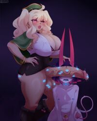 blair_(liplockerblair), kaos_(kaosdouji), kaosdouji, 1boy, 1futa