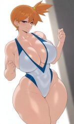 kasumi_(pokemon), misty_(pokemon), pokemon, abs, big_ass