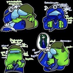 blue_(among_us), lime_(among_us), among_us, among_us_(series), cum