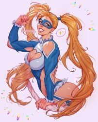 rainbow_mika, street_fighter, valentinainat1, 1girl, arched_back