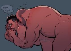 heavy_(team_fortress_2), heavy_weapons_guy, lovey, medic_(team_fortress_2), team_fortress_2