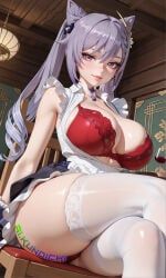 keqing_(genshin_impact), genshin_impact, patreon, aikunoichi, ass