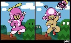 toadette, mario_(series), enfalt, 1girls, breasts