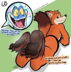 gary_de'snake, nick_wilde, disney, zootopia, undercoverbernard