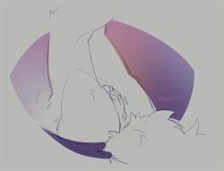 morrch, ambiguous_gender, anthro, bodily_fluids, clitoris