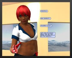 scarlett_(ropeman1), victory_celebration, ropeman1, beautiful_girl, belted_skirt