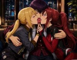 hayley_(pacific_rim:_the_black), male_protagonist_(smt:_liberation_dx2), shinomiya_ayase, guilty_crown, pacific_rim:_the_black