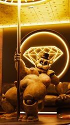 golden_freddy_(fnaf), five_nights_at_freddy's, scottgames, 1_eye, 4_fingers
