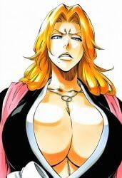 matsumoto_rangiku, bleach, 1girls, angry, annoyed