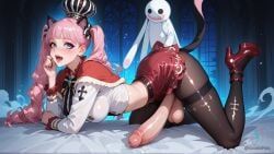 perona, perona_(one_piece), konekofuta, arm_support, ass