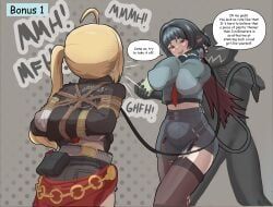 hollow_thug, jane_doe_(zenless_zone_zero), luciana_de_montefio, zenless_zone_zero, chaosblastx
