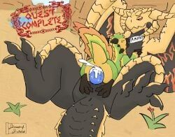 rey_dau, seikret, capcom, european_mythology, monster_hunter