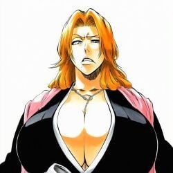 matsumoto_rangiku, bleach, 1girls, angry, annoyed