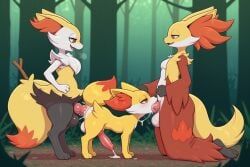 braixen, delphox, fennekin, generation_6_pokemon, pokemon_(species)