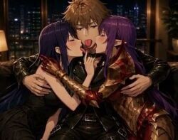 esil_radiru, kurokawa_akane, protagonist_(code_vein), code_vein, oshi_no_ko