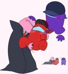 among_us_pink, among_us_purple, among_us_red, among_us, among_us_(series)