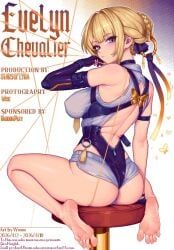 evelyn_chevalier, zenless_zone_zero, wmmzkl, blonde_female, blonde_hair
