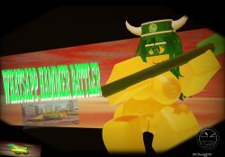 hammer_battler_(the_battle_bricks), robloxian, roblox, roblox_game, the_battle_bricks