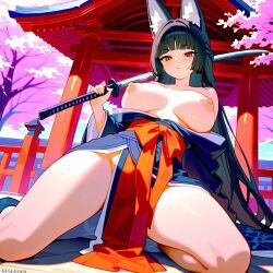 hoshimi_miyabi, zenless_zone_zero, (titancore), beautiful_female, big_breasts
