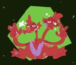 stereo_monovici, space_goofs, chimekeeperderg_(artist), 2_heads, 2_penises