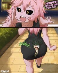 ashido_mina, ashido_mina_time-skip, asui_tsuyu, mina_ashido, mina_ashido_time-skip